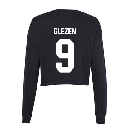 Davidson - NCAA Football : Landon Glezen - Women's Cropped Crew Fleece-1