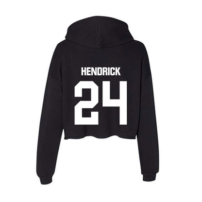 Davidson - NCAA Women's Lacrosse : Shannon Hendrick - Women's Crop Fleece Hoodie-1