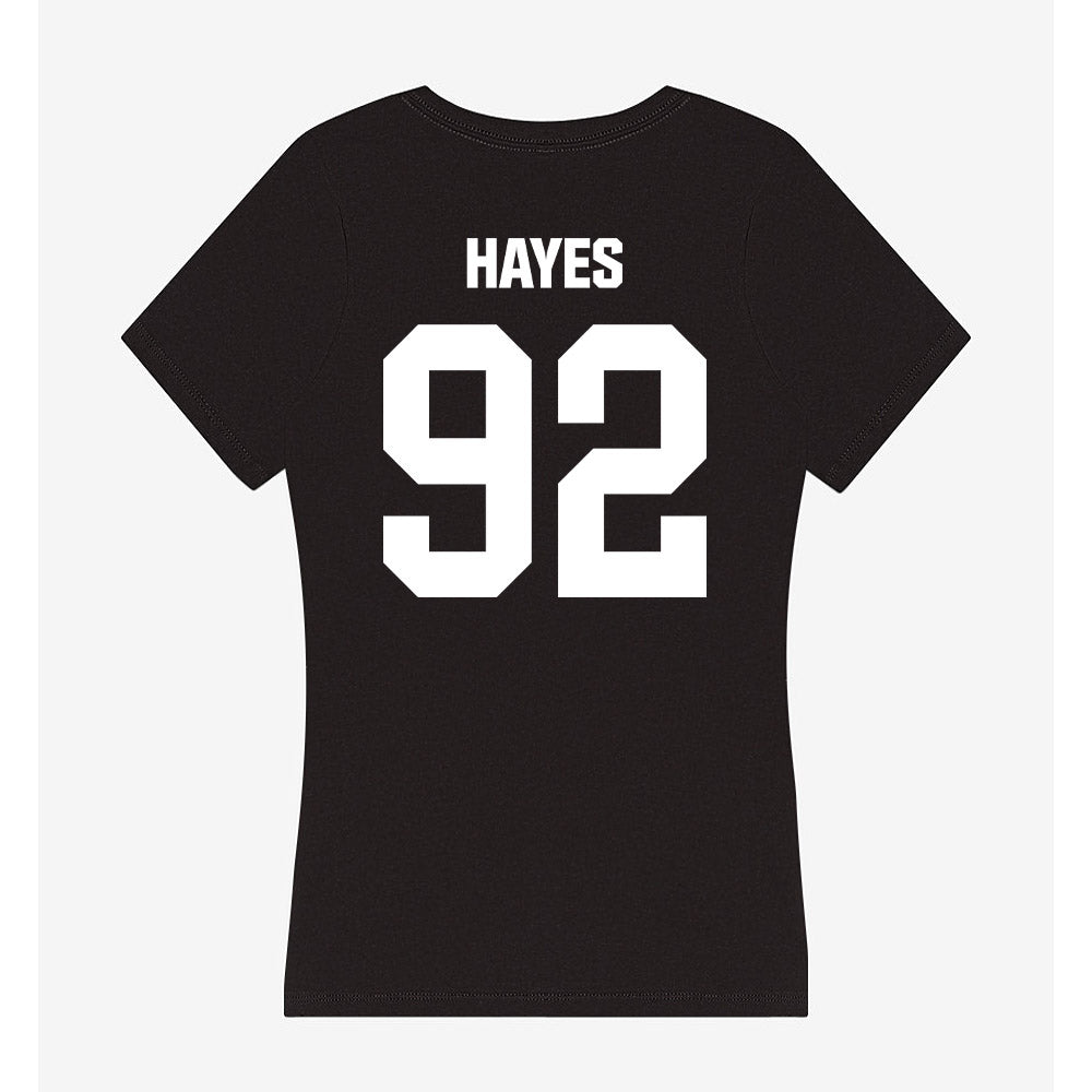 Davidson - NCAA Football : Christian Hayes - Women's V-Neck T-Shirt-1