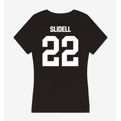Davidson - NCAA Women's Field Hockey : Hallie Slidell - Women's V-Neck T-Shirt-1