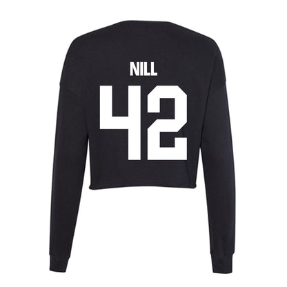 Arkansas State - NCAA Football : Kyle Nill - Women's Cropped Crew Fleece-1