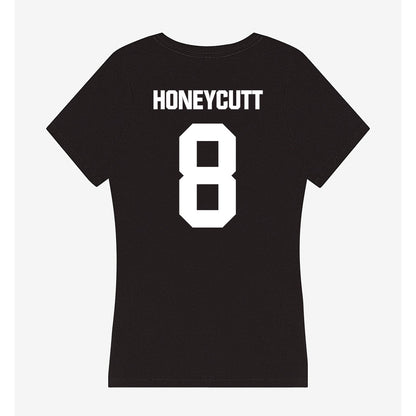 Arkansas State - NCAA Men's Basketball : Weston Honeycutt - Women's V-Neck T-Shirt-1