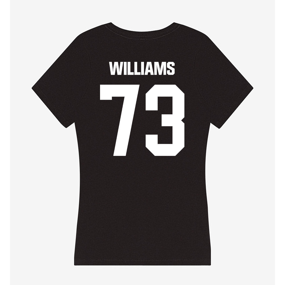 Arkansas State - NCAA Football : Kobe Williams - Women's V-Neck T-Shirt-1