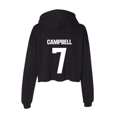 Arkansas State - NCAA Baseball : Cason Campbell - Women's Crop Fleece Hoodie-1