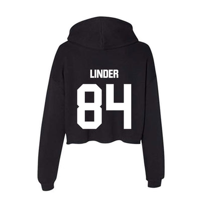 Arkansas State - NCAA Football : Reed Linder - Women's Crop Fleece Hoodie-1