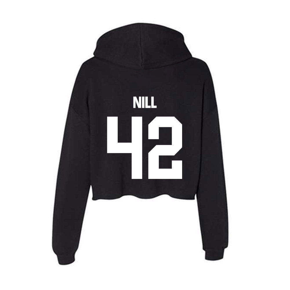 Arkansas State - NCAA Football : Kyle Nill - Women's Crop Fleece Hoodie-1