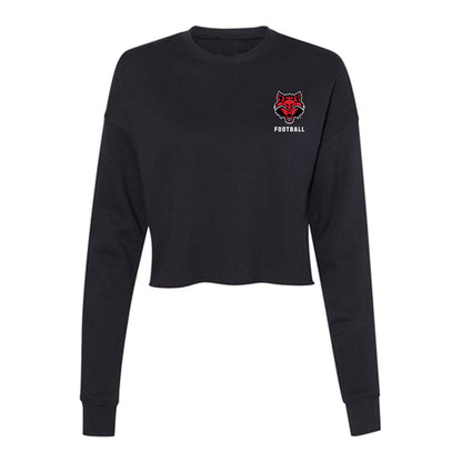 Arkansas State - NCAA Football : Adam Hickerson - Women's Cropped Crew Fleece-0
