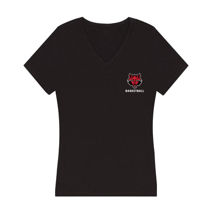 Arkansas State - NCAA Men's Basketball : Aly Tounkara - Women's V-Neck T-Shirt-0
