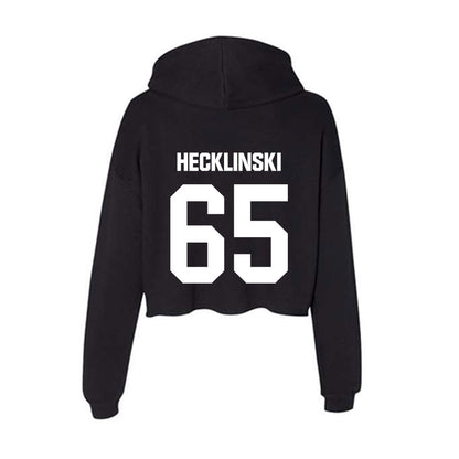 NMSU - NCAA Football : J.R Hecklinski - Women's Crop Fleece Hoodie-1