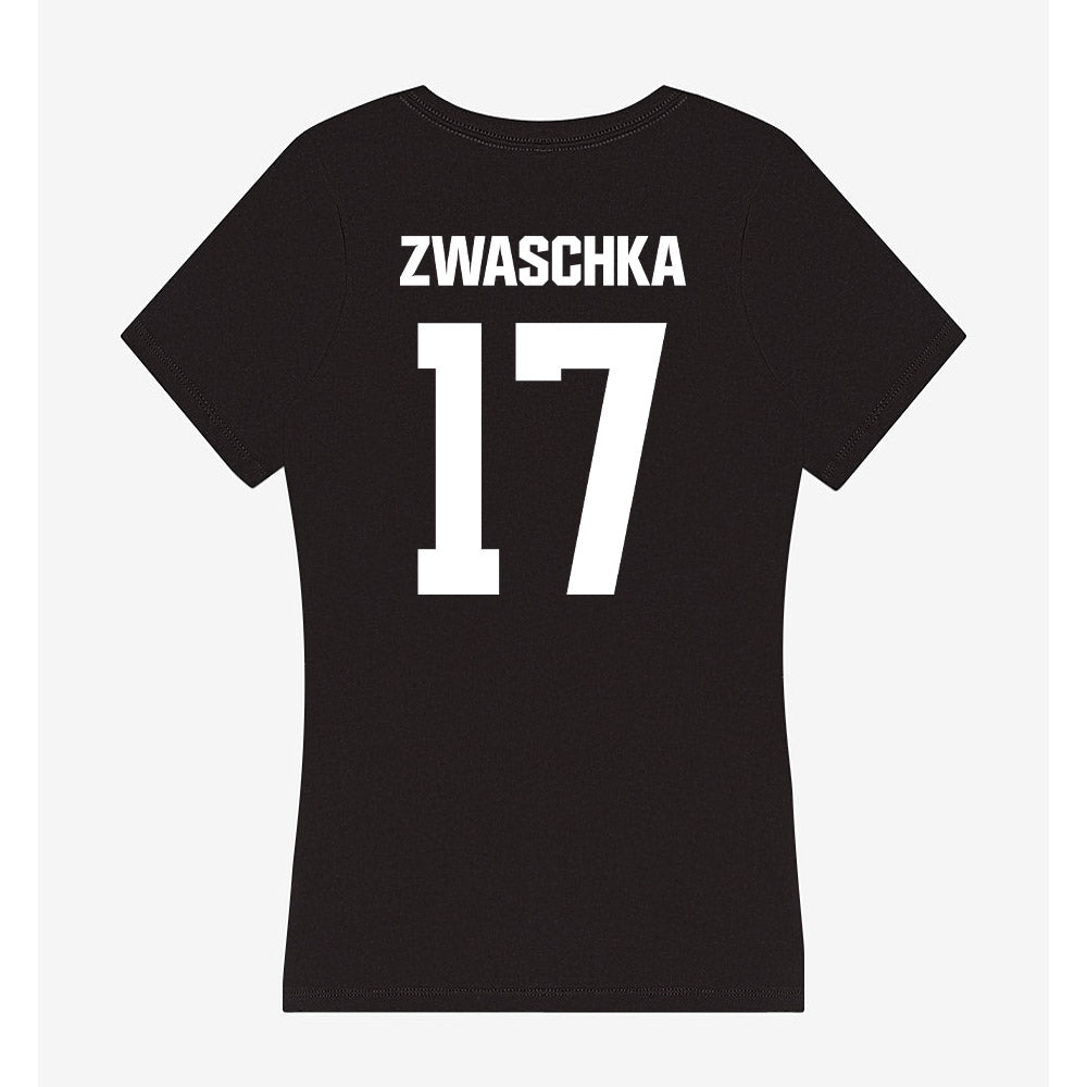 NMSU - NCAA Baseball : Zach Zwaschka - Women's V-Neck T-Shirt-1