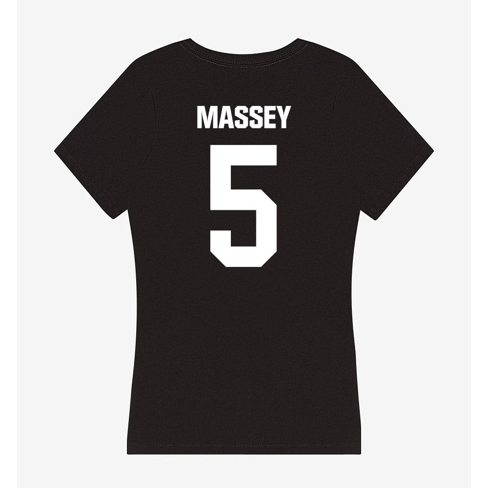 NMSU - NCAA Baseball : Noah Massey - Women's V-Neck T-Shirt-1