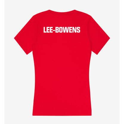 Liberty - NCAA Women's Track & Field : Mia Lee-Bowens - Women's V-Neck T-Shirt-1