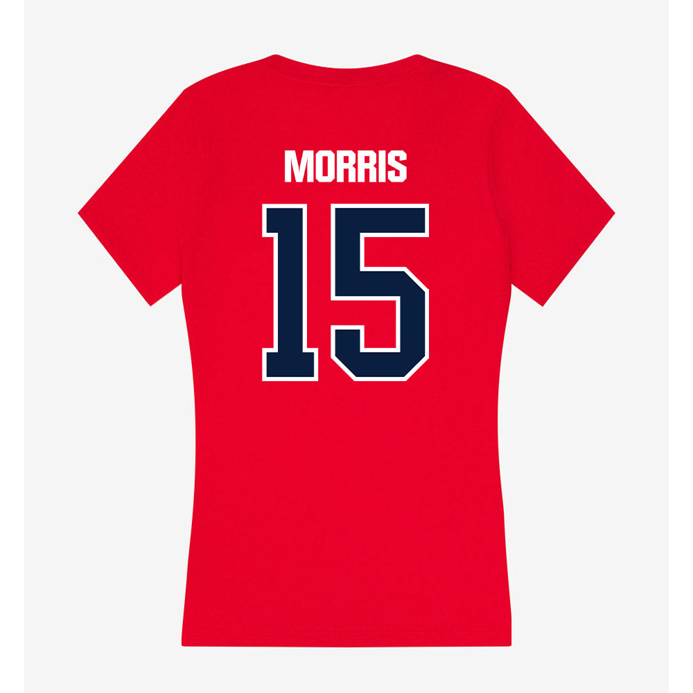 Liberty - NCAA Women's Volleyball : Charli Morris - Women's V-Neck T-Shirt-1