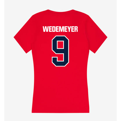 Liberty - NCAA Women's Soccer : Isabella Wedemeyer - Women's V-Neck T-Shirt-1