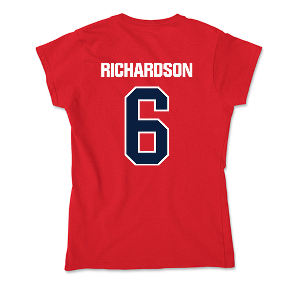 Liberty - NCAA Women's Volleyball : Shyia Richardson - Soft Style Women’s T-Shirt-1