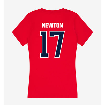 Liberty - NCAA Softball : Taryn Newton - Women's V-Neck T-Shirt-1