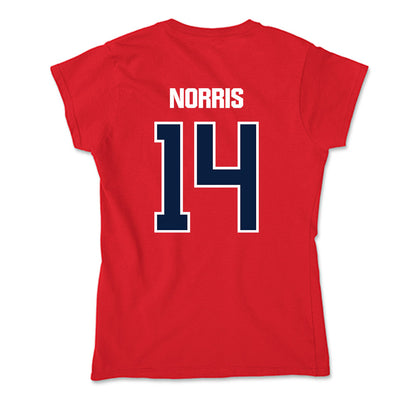 Liberty - NCAA Softball : Aubry Norris - Soft Style Women’s T-Shirt-1