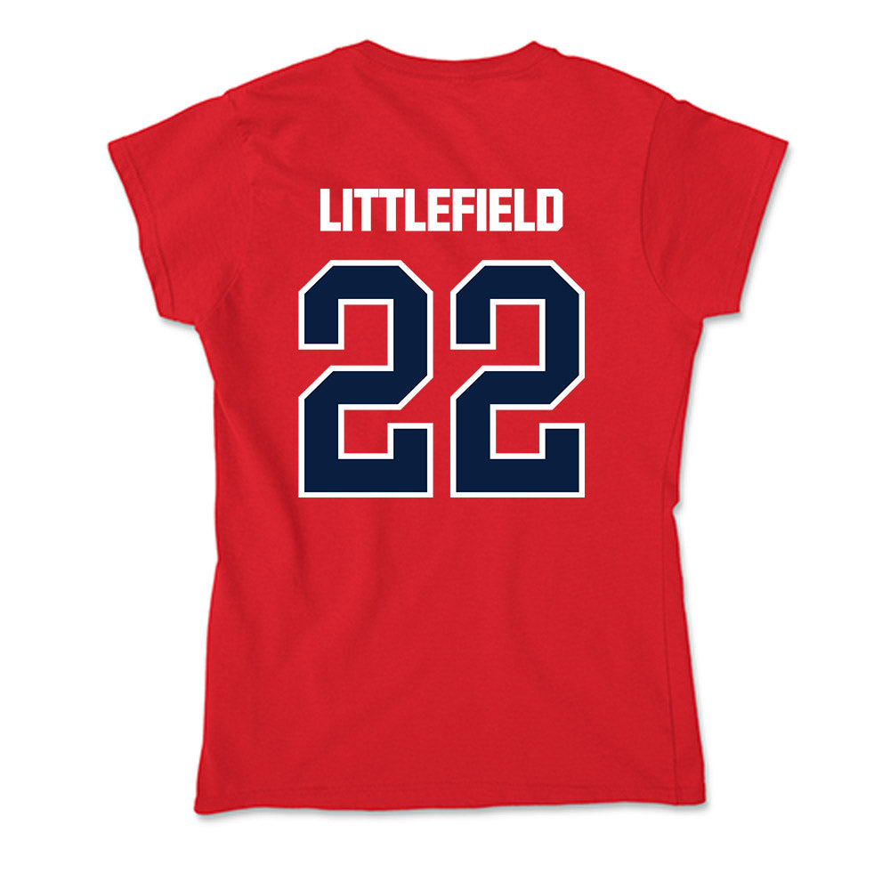 Liberty - NCAA Women's Volleyball : Molly Littlefield - Soft Style Women’s T-Shirt-1