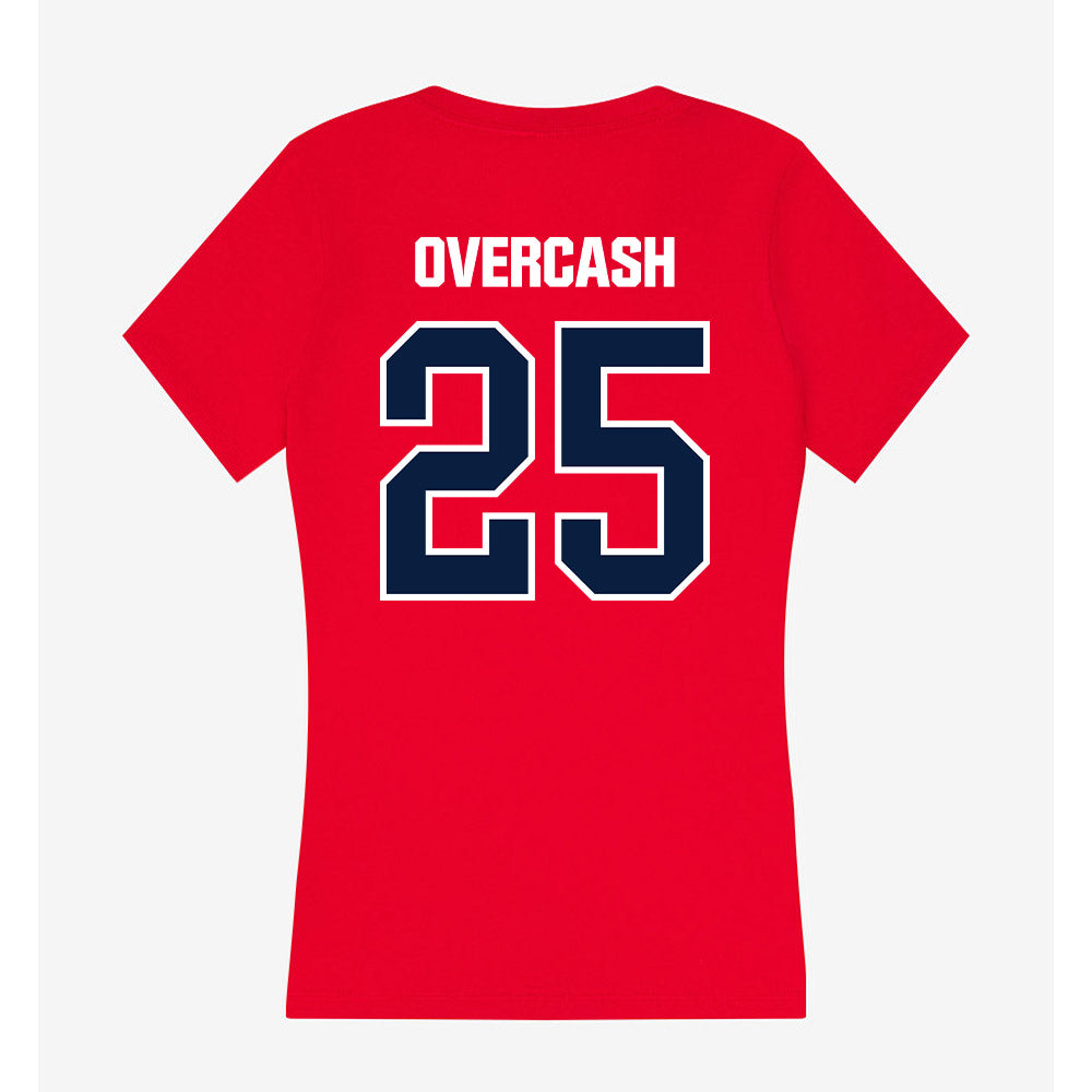 Liberty - NCAA Women's Volleyball : Paige Overcash - Women's V-Neck T-Shirt-1