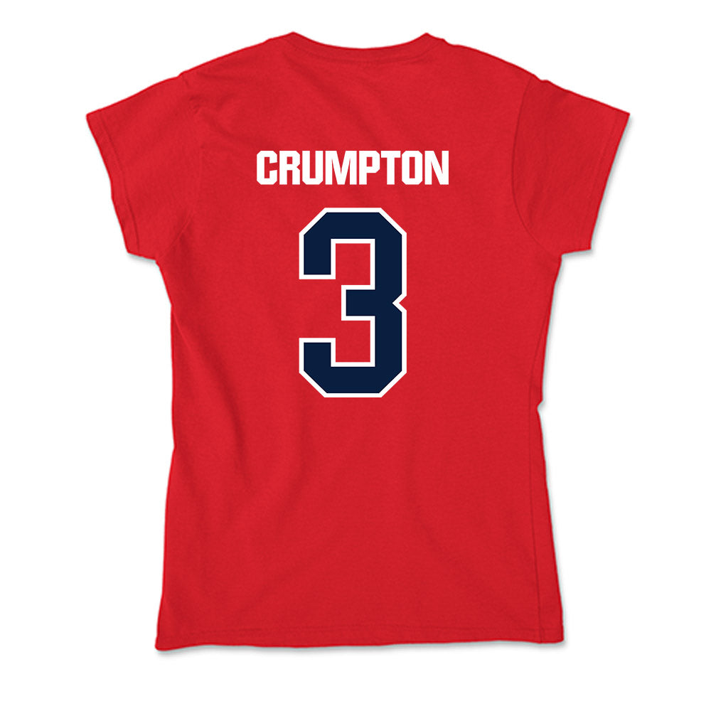 Liberty - NCAA Women's Lacrosse : Zuri Crumpton - Soft Style Women’s T-Shirt-1