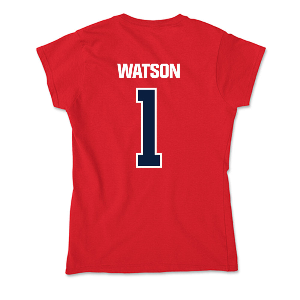 Liberty - NCAA Women's Lacrosse : Leah Watson - Soft Style Women’s T-Shirt-1