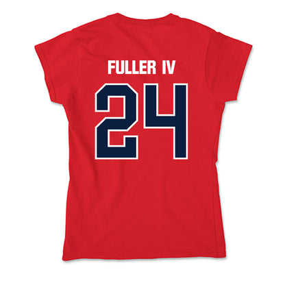 Liberty - NCAA Men's Soccer : Berkley Fuller IV - Soft Style Women’s T-Shirt-1