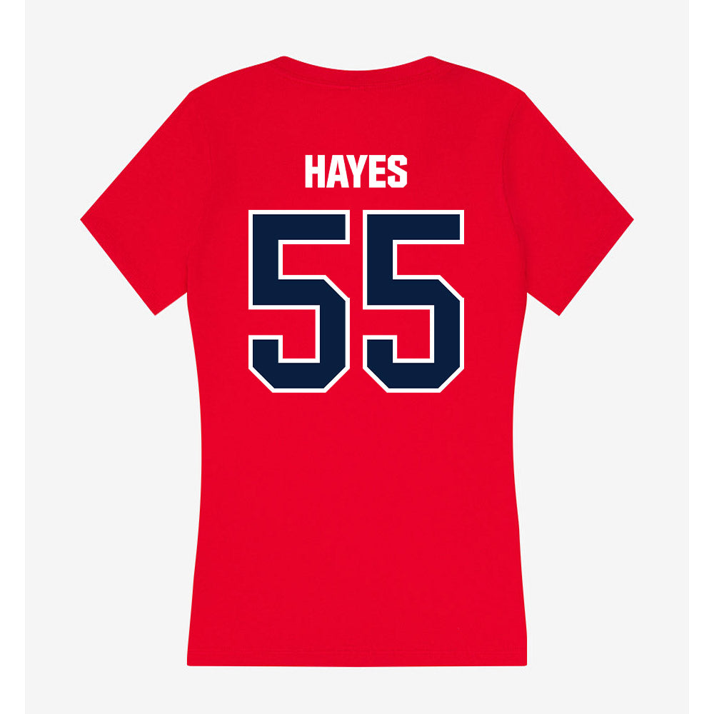 Liberty - NCAA Football : Harrison Hayes - Women's V-Neck T-Shirt-1