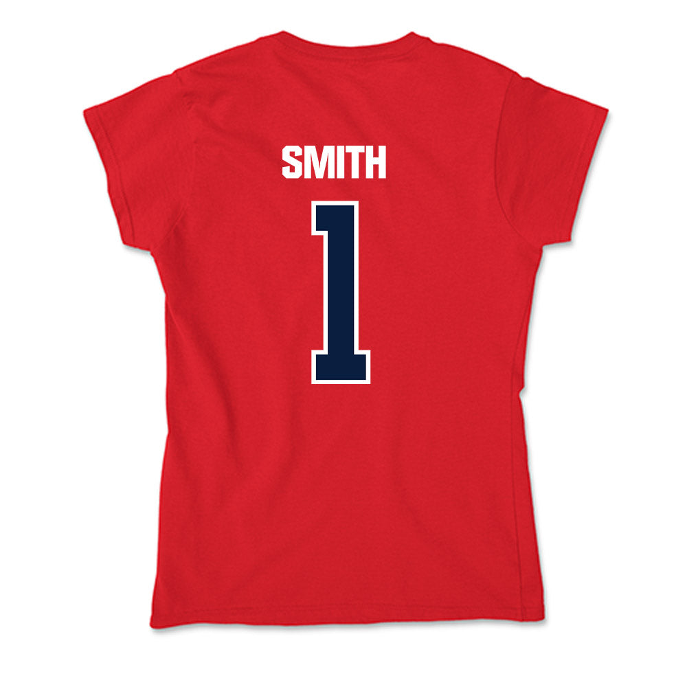 Liberty - NCAA Men's Track & Field : Joshua Smith - Soft Style Women’s T-Shirt-1