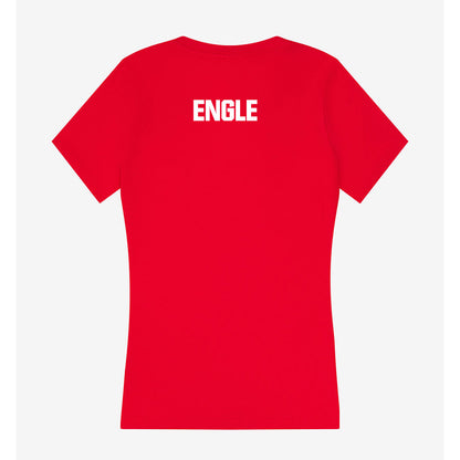 Liberty - NCAA Women's Track & Field : Meredith Engle - Women's V-Neck T-Shirt-1