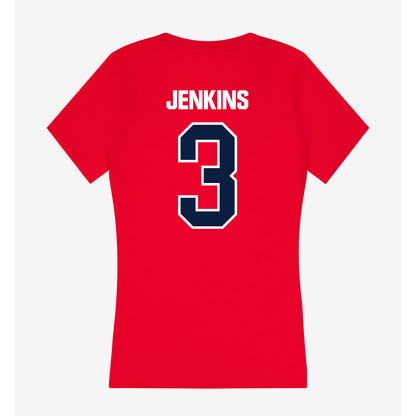 Liberty - NCAA Women's Soccer : Brooklyn Jenkins - Women's V-Neck T-Shirt-1