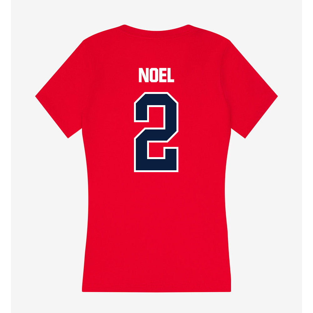 Liberty - NCAA Softball : Avery Noel - Women's V-Neck T-Shirt-1