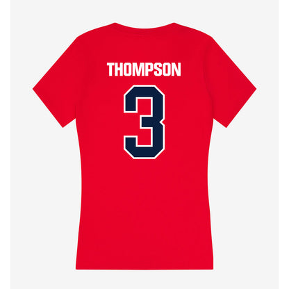 Liberty - NCAA Women's Basketball : JaKayla Thompson - Women's V-Neck T-Shirt-1