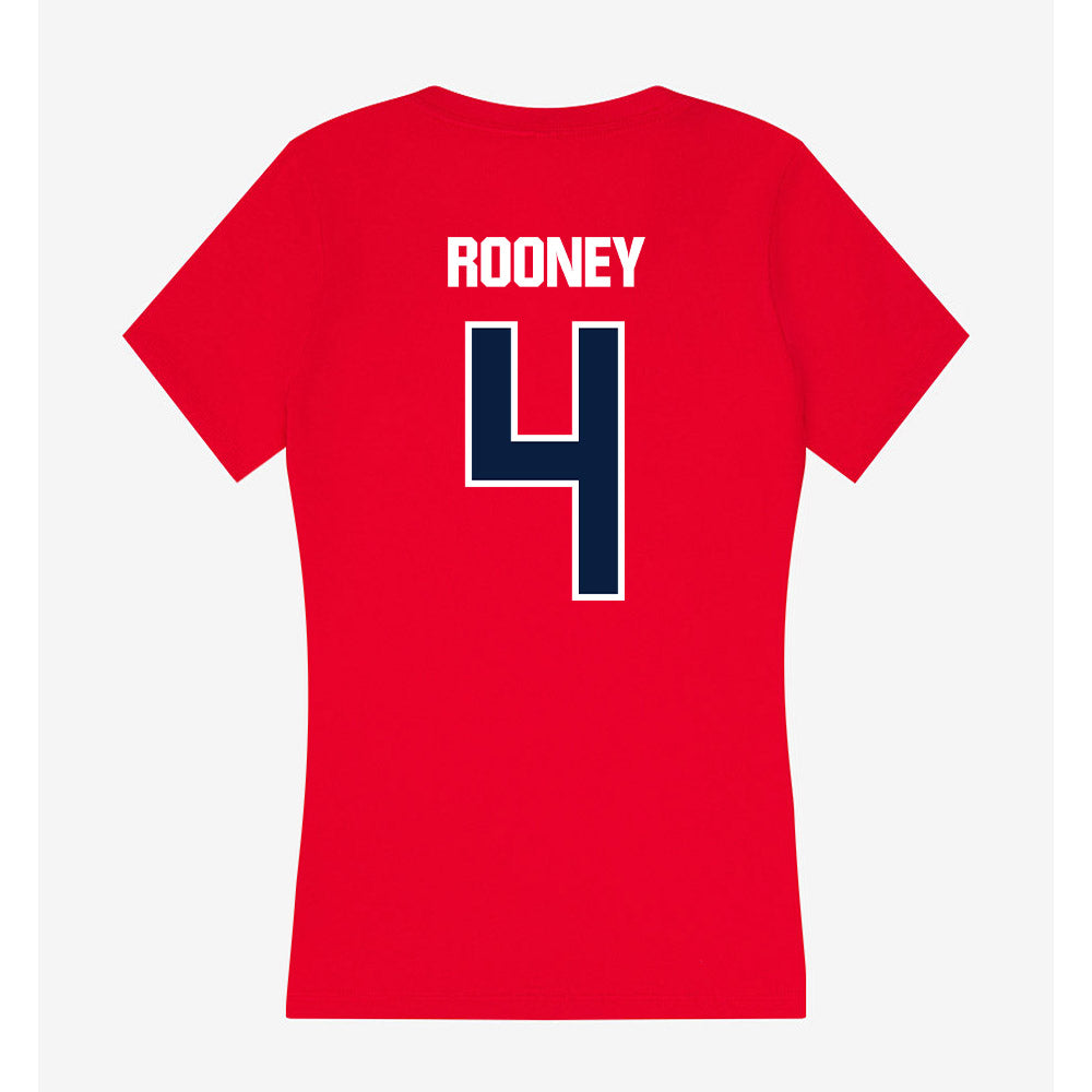 Liberty - NCAA Cheerleading : Tatum Rooney - Women's V-Neck T-Shirt-1