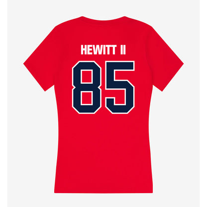 Liberty - NCAA Football : Connie Hewitt II - Women's V-Neck T-Shirt-1