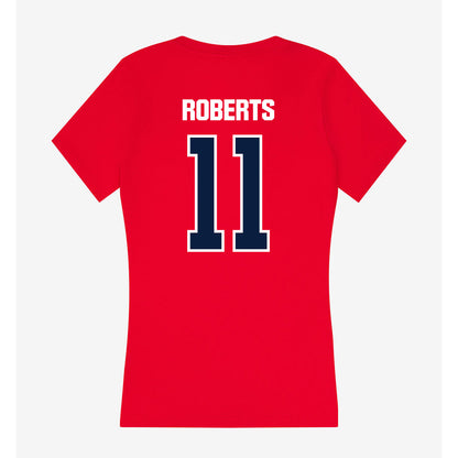 Liberty - NCAA Softball : Brooke Roberts - Women's V-Neck T-Shirt-1