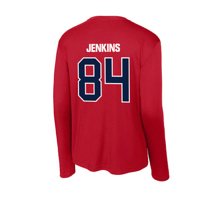 Liberty - NCAA Football : Jacob Jenkins - Activewear Long Sleeve T-Shirt-1