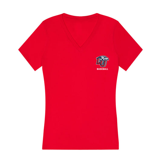 Liberty - NCAA Baseball : Braden Weaver - Women's V-Neck T-Shirt-0