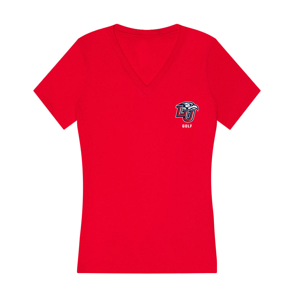 Liberty - NCAA Men's Golf : Tim Lo - Women's V-Neck T-Shirt-0