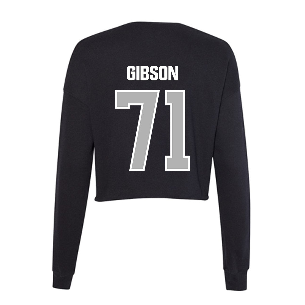 Troy - NCAA Football : Kyler Gibson - Women's Cropped Crew Fleece-1