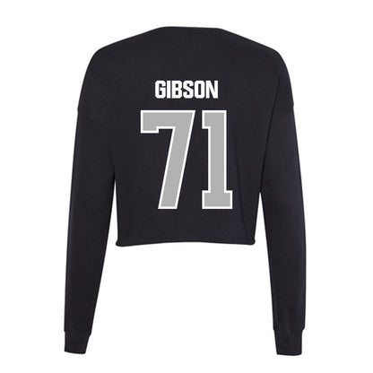 Troy - NCAA Football : Kyler Gibson - Women's Cropped Crew Fleece-1