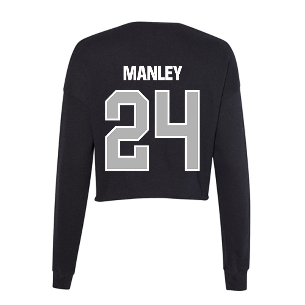 Troy - NCAA Football : Kinnick Manley - Women's Cropped Crew Fleece-1