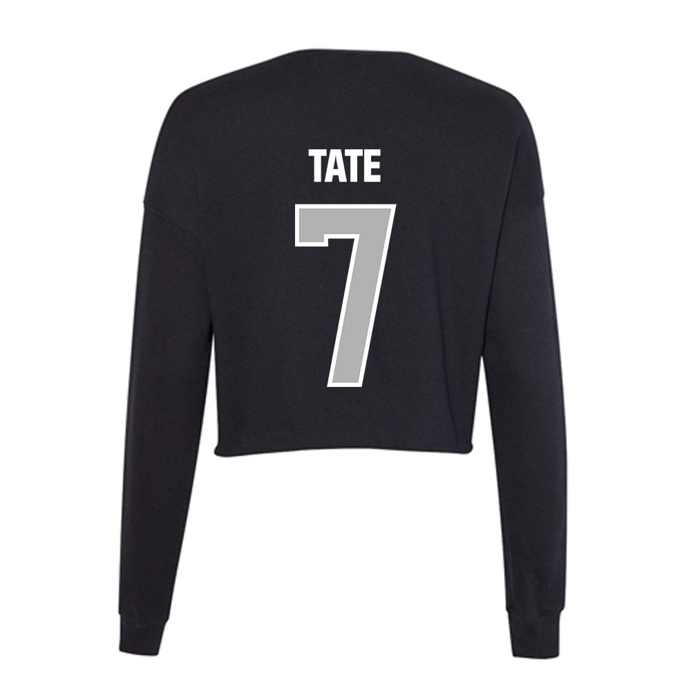 Troy - NCAA Football : Kristian Tate - Women's Cropped Crew Fleece-1