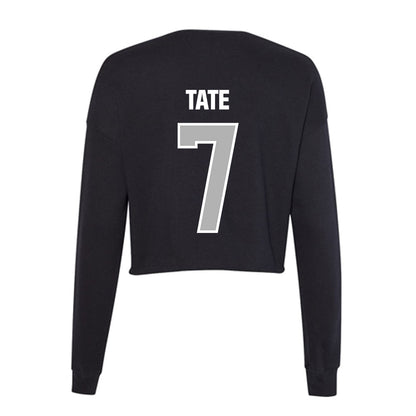 Troy - NCAA Football : Kristian Tate - Women's Cropped Crew Fleece-1