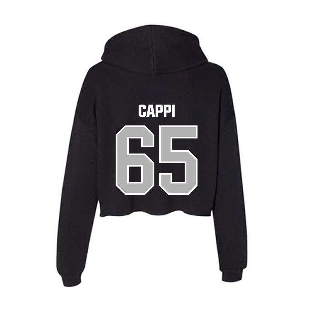 Troy - NCAA Football : Tyler Cappi - Women's Crop Fleece Hoodie-1
