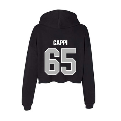 Troy - NCAA Football : Tyler Cappi - Women's Crop Fleece Hoodie-1