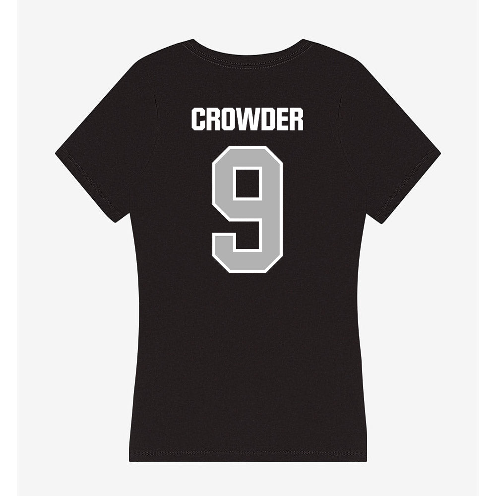Troy - NCAA Football : William Crowder - Women's V-Neck T-Shirt-1