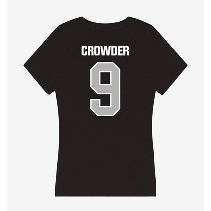 Troy - NCAA Football : William Crowder - Women's V-Neck T-Shirt-1