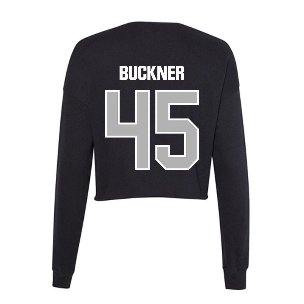 Troy - NCAA Baseball : Judah Buckner - Women's Cropped Crew Fleece-1