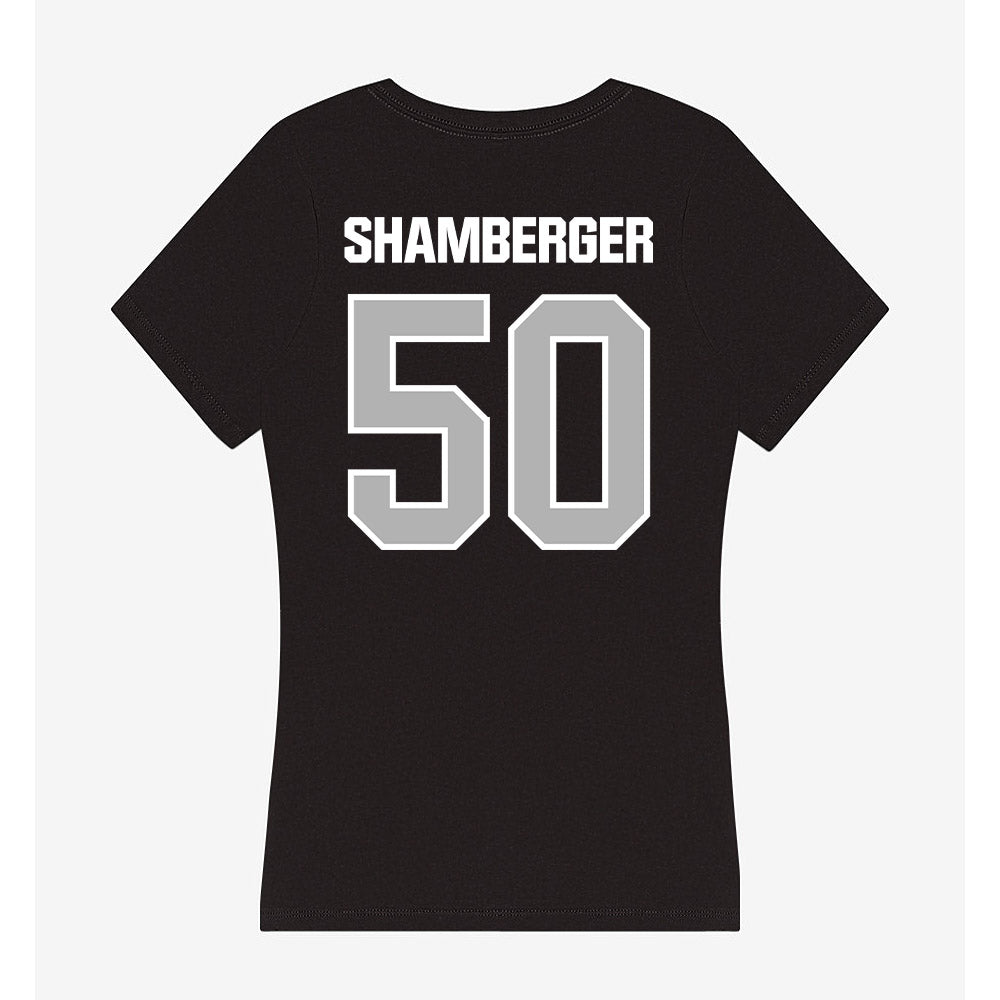 Troy - NCAA Football : RJ Shamberger - Women's V-Neck T-Shirt-1
