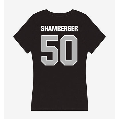 Troy - NCAA Football : RJ Shamberger - Women's V-Neck T-Shirt-1